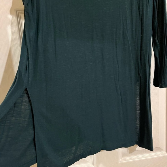 Old Navy Long sleeve Tunic Top. Dark green. Women’s size XL. - Picture 2 of 5